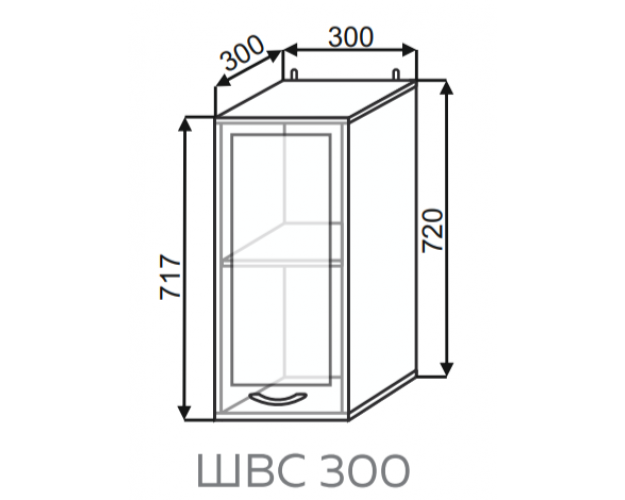 Шкаф ШВС2 300